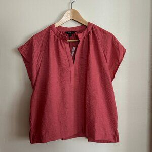 NWT Banana Republic Factory Raglan-Sleeve Top, Size S, Dusty Cedar